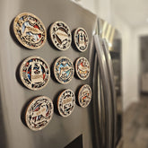 American State Fridge Magnet – Intricate Design, Perfect Travel Gift