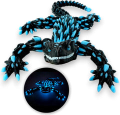 Glowing Armadillo Lizard 3d Printed