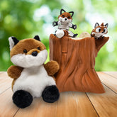 3D Printed Fox Fidget Toy | Articulated Orange Fox Sensory Toy