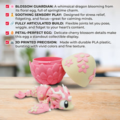 Cherry Blossom Pink Dragon With Egg