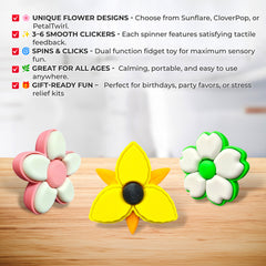 Flower Clicker Spinner Fidget Multi Key