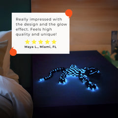 Glowing Armadillo Lizard 3d Printed