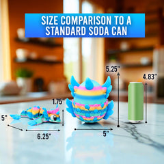 Celestial Guardian Dragon | 3D Printed Articulated Fidget Toy