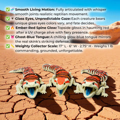 Skink Lizard Glow In The Dark Fidget Toy