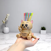 Fluff You Funny Cat Succulent Pot