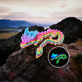 Glow In Dark Dragon Multicolor Pink
