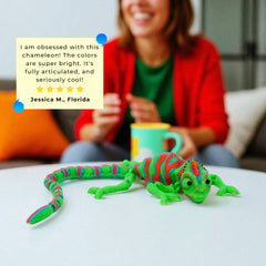 Articulated Glow in the Dark Chameleon