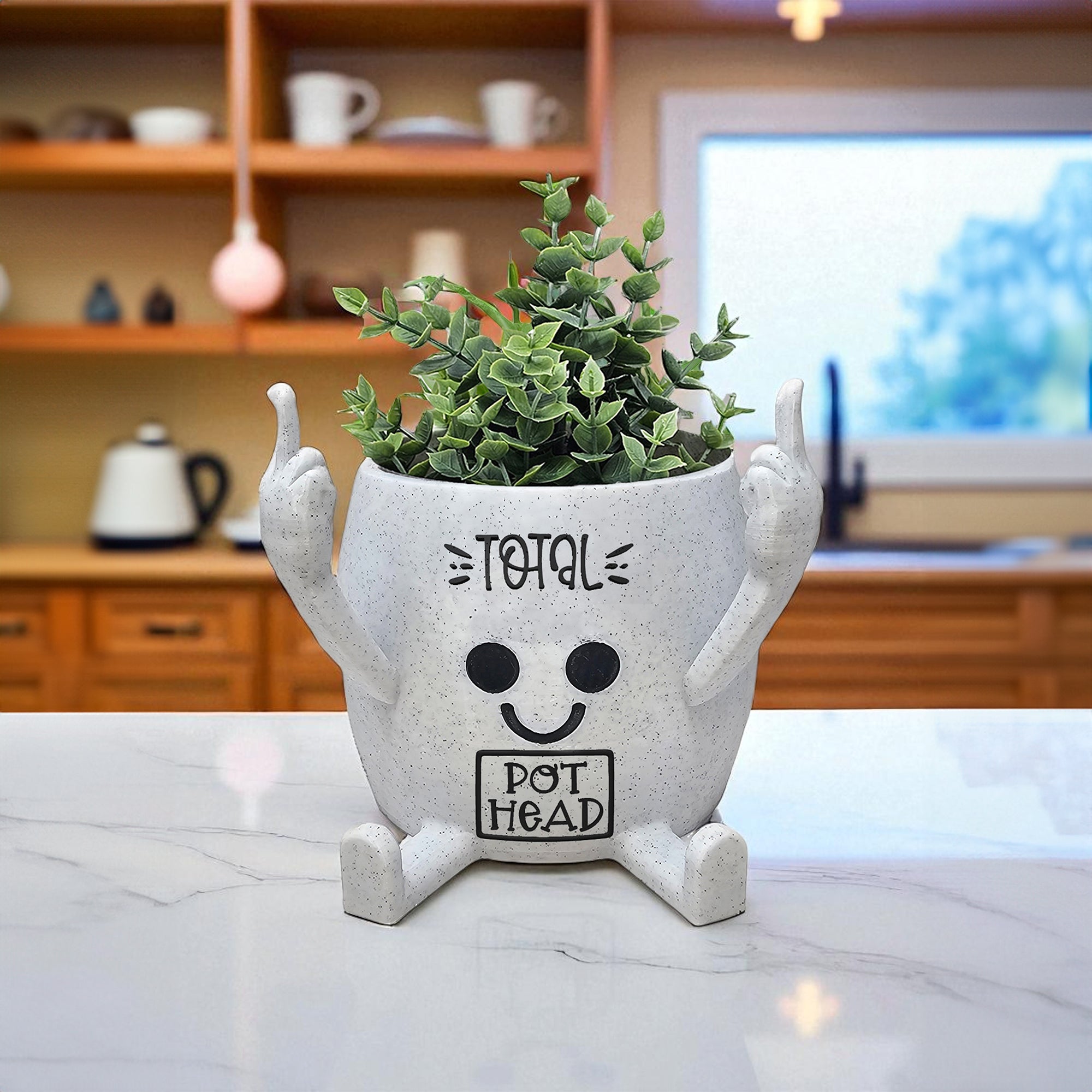 Middle Finger Succulent Pot Witty Quotes | 3D Printed Happy Planter