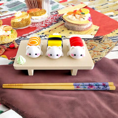 Sushi Cat Toy Kawaii Desk Decor