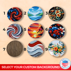 American State Fridge Magnet – Intricate Design, Perfect Travel Gift