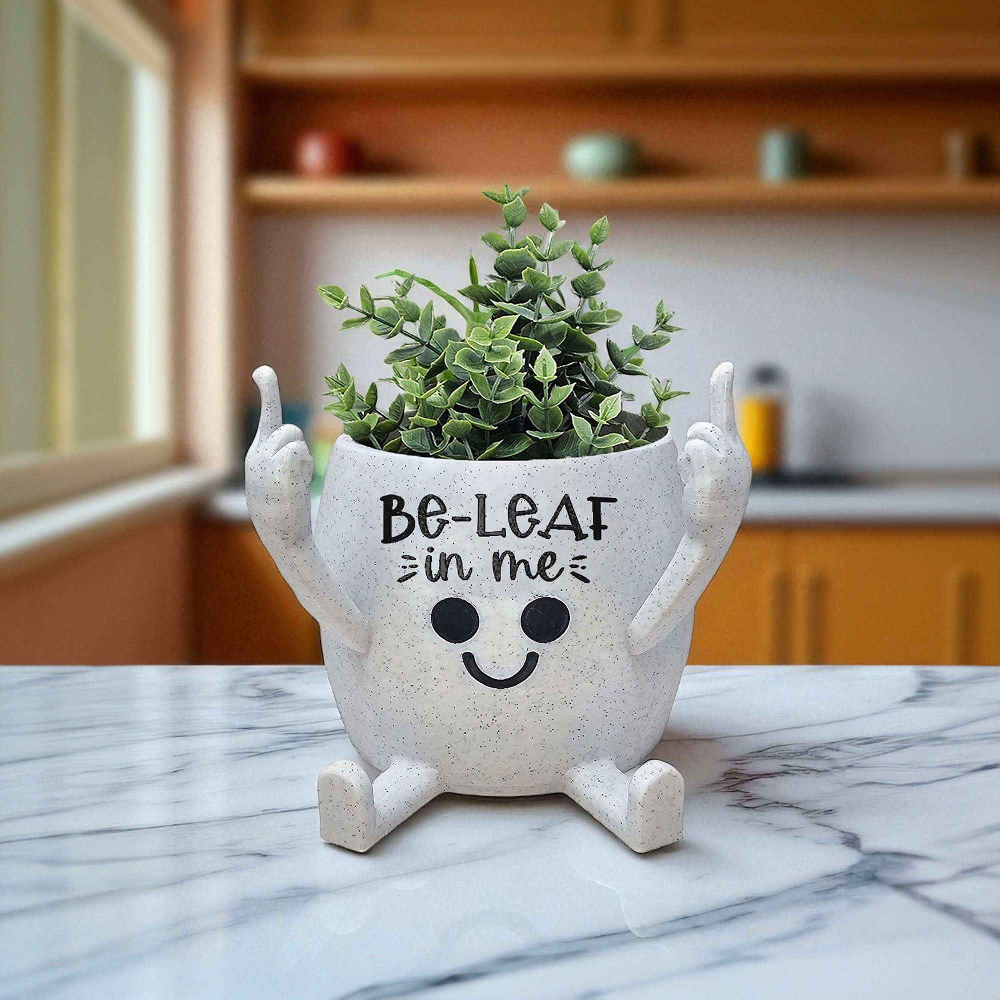 Middle Finger Succulent Pot Witty Quotes | 3D Printed Happy Planter