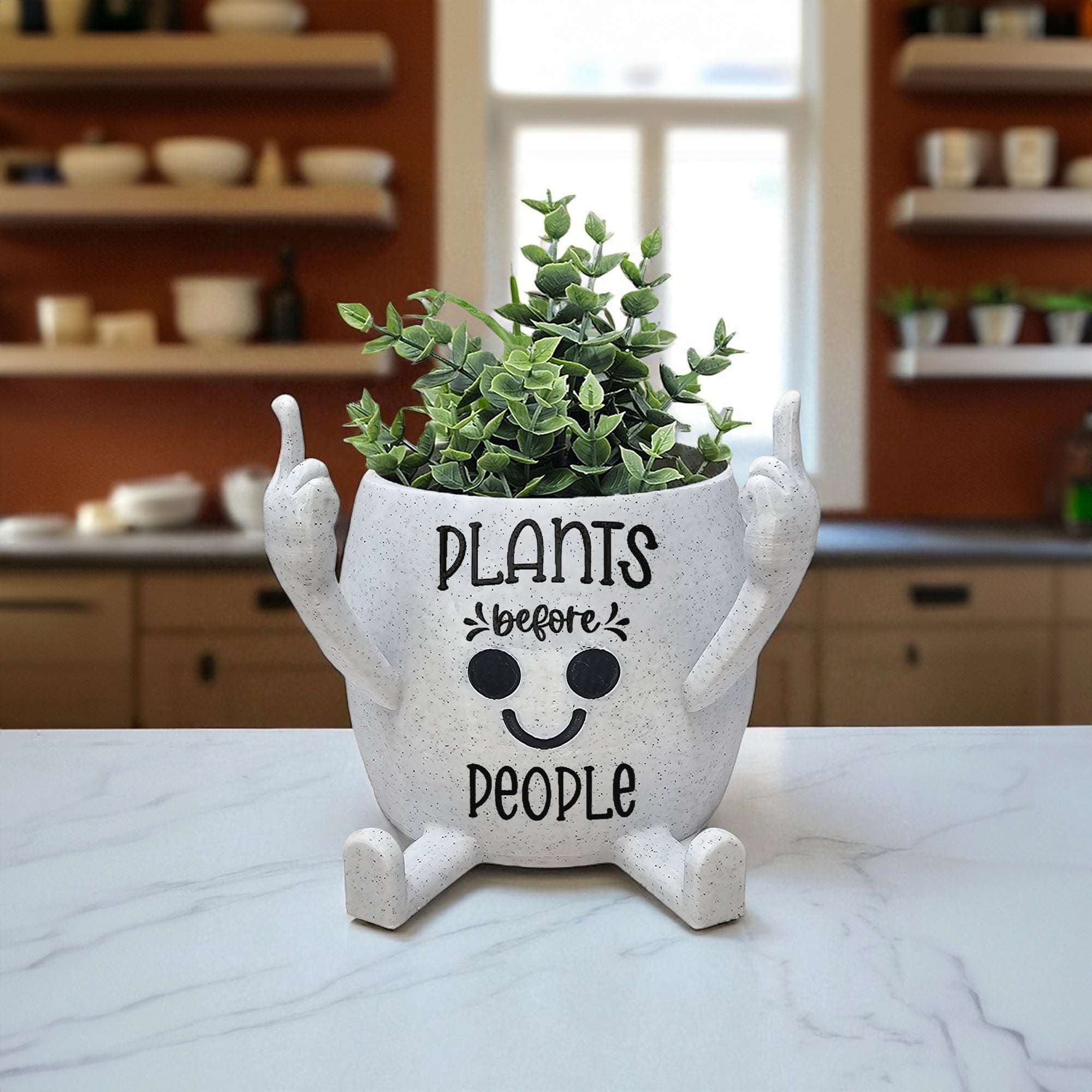 Middle Finger Succulent Pot Witty Quotes | 3D Printed Happy Planter