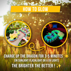 Articulated Glow in The Dark Dragon Snake