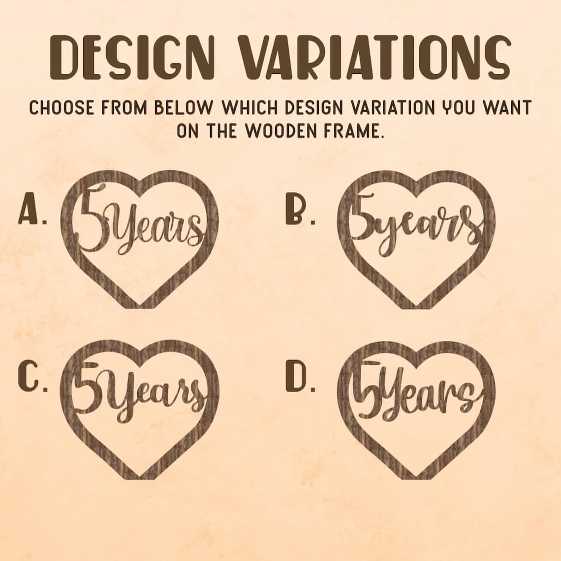 Personalized Heart Wedding Anniversary Gift