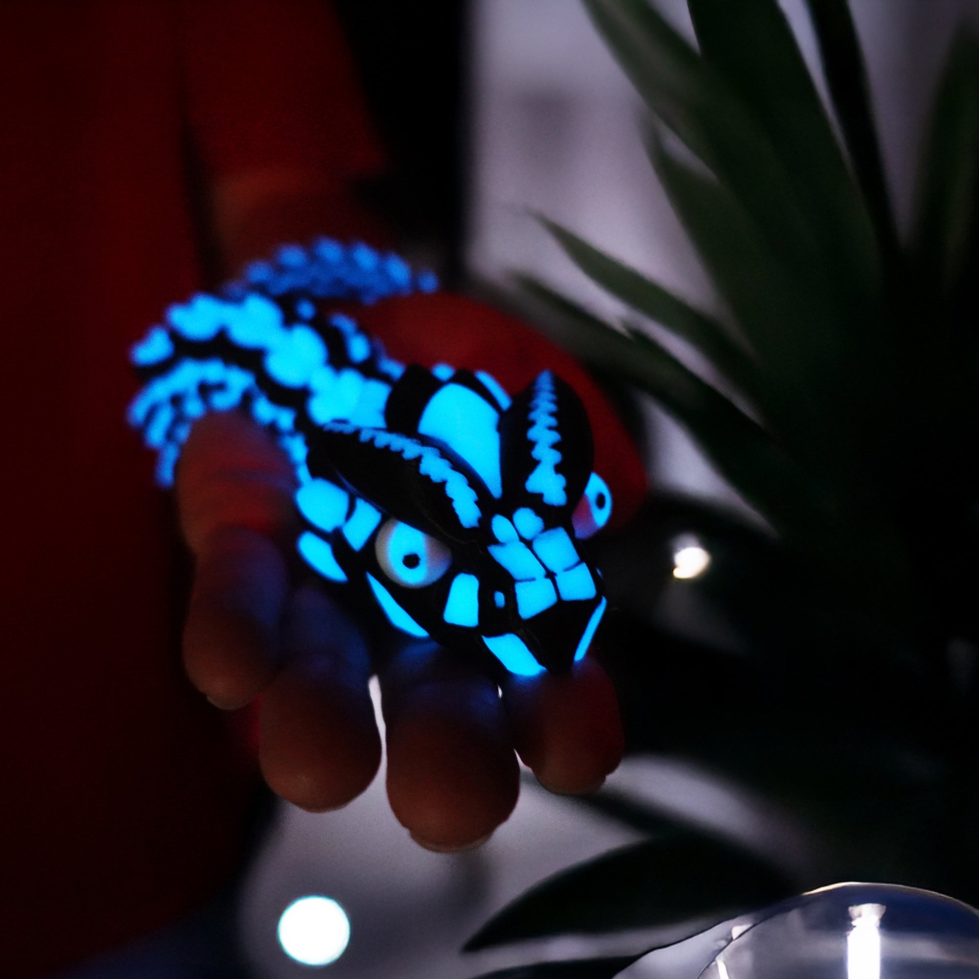 Articulated Glow in The Dark Dragon Snake