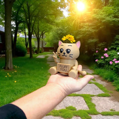 Fluff You Funny Cat Succulent Pot