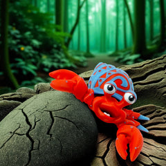 Articulated Glow in The Dark Hermit Crab