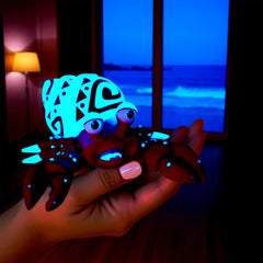 Articulated Glow in The Dark Hermit Crab