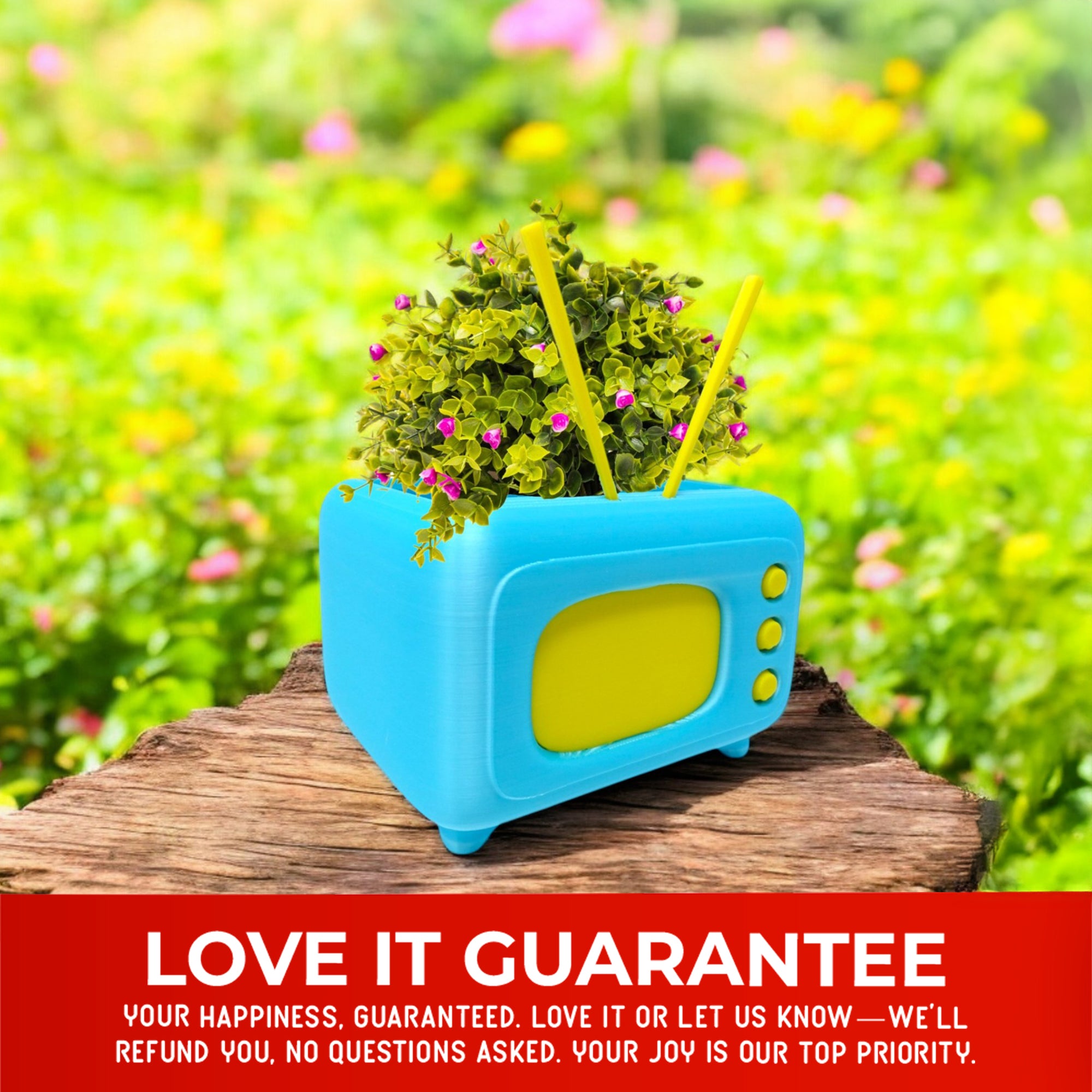 Retro Tv Succulent Plant Pot