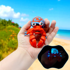 Articulated Glow in The Dark Hermit Crab