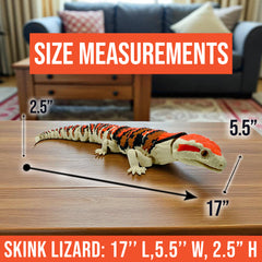 Skink Lizard Glow In The Dark Fidget Toy | Blue Tongue Lizard Flexi | Articulated Desk Toy | 3d Printed Lizard Gift For Friend | Quirky Gift