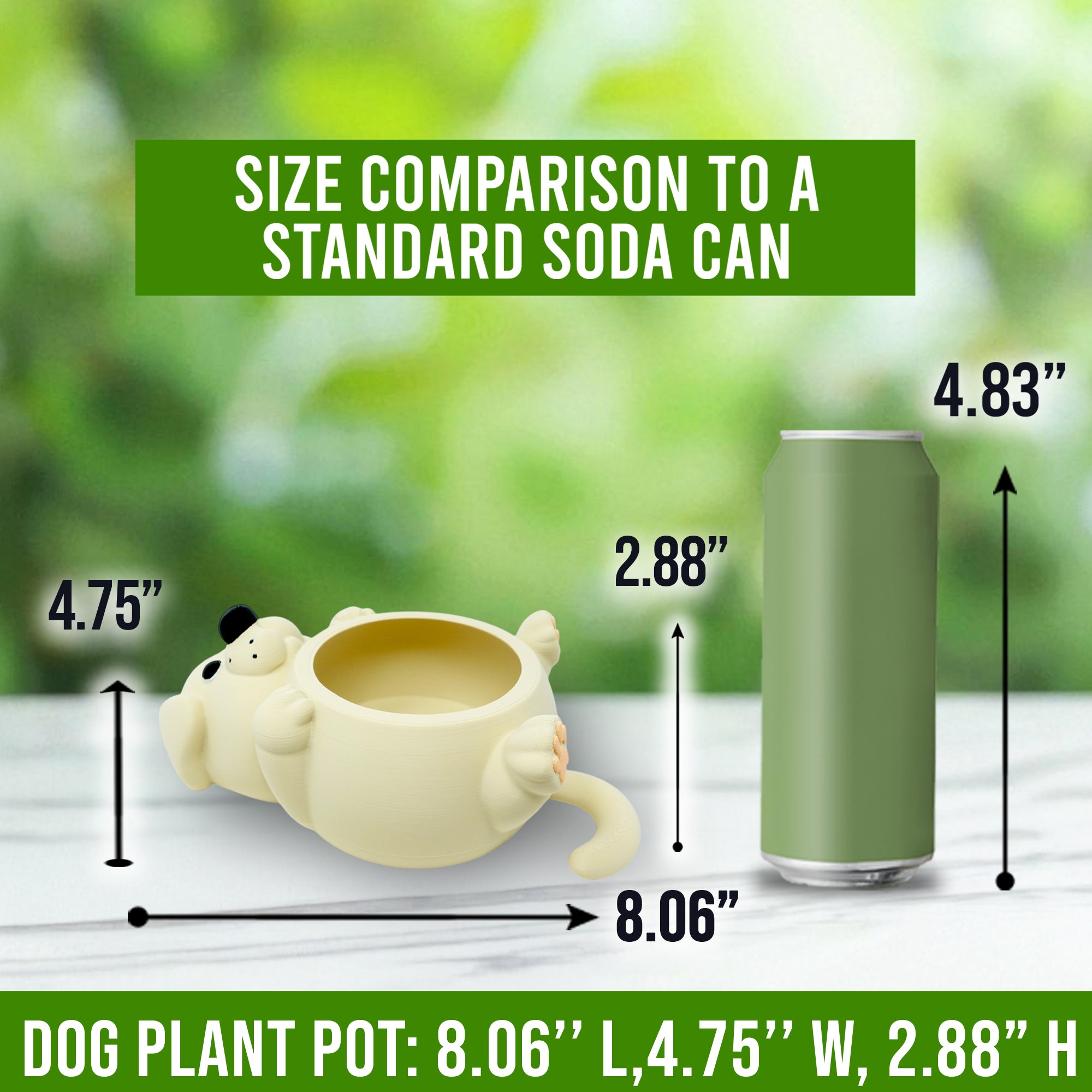 Chonky Dog Belly Plant Pot